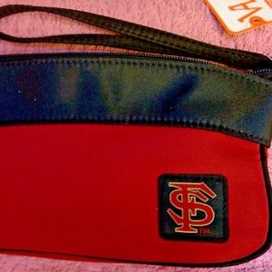 FLORIDA STATE SEMINOLES PURSE OR SMALL MAKEUP BAG